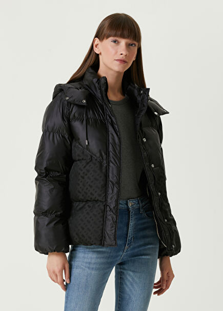 Pollimina Regular Fit Black Puffer Coat