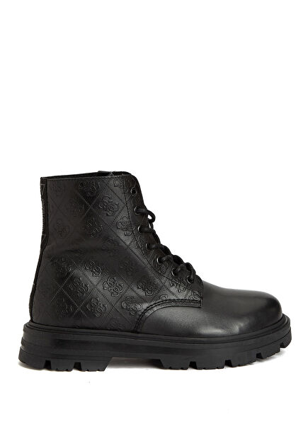 Garda Siyah Erkek Deri Bot