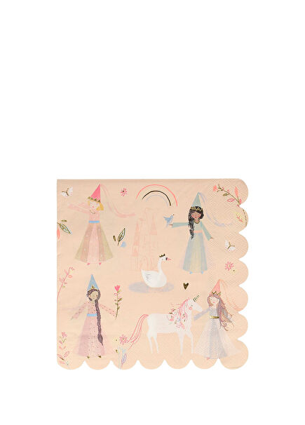 16-Pack Princess Large Napkin