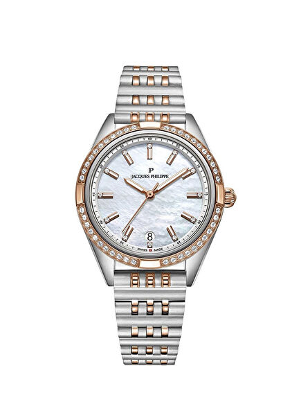 JPQLS687388RG Metalik Gri Rose Gold Çelik Kadın Kol Saati