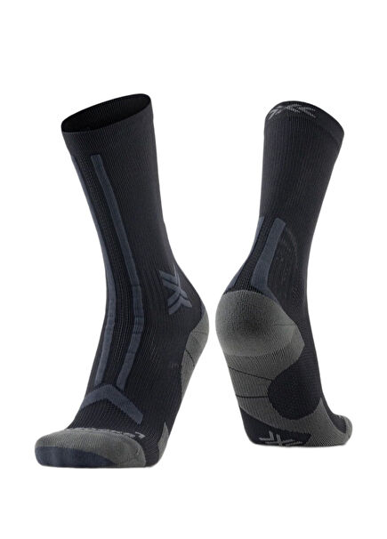 X-Socks Trailrun Discover Crew Siyah Erkek Spor Çorap