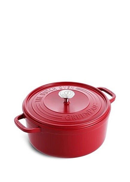 Featherweight Red Döküm Derin Tencere 22 cm