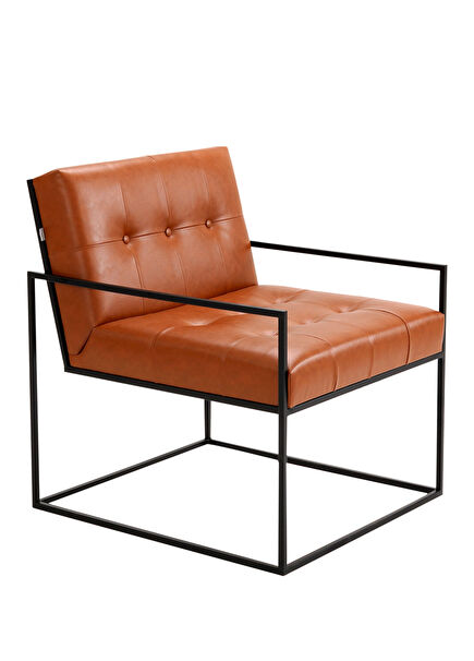 Garda Metal Leather Armchair