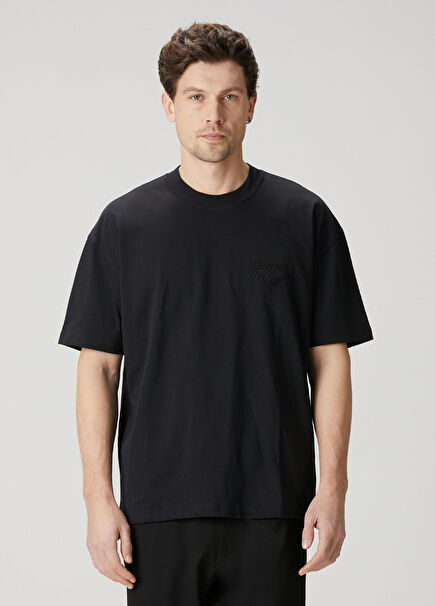 Chrome Anthracite Organic Cotton Oversized T-Shirt