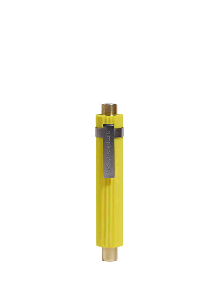 Tabby Bright Yellow Brass Body Ballpoint Pen