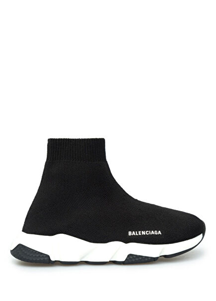 Speed Black White Kids Sneaker
