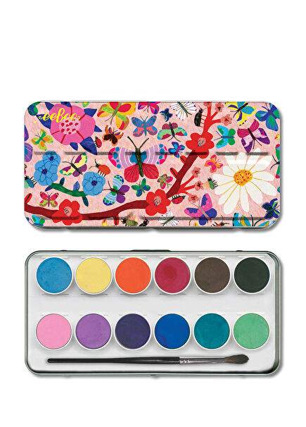 Butterflies 12 Colors Watercolor