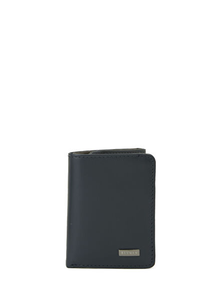 Navy Blue Men's Leather Wallet