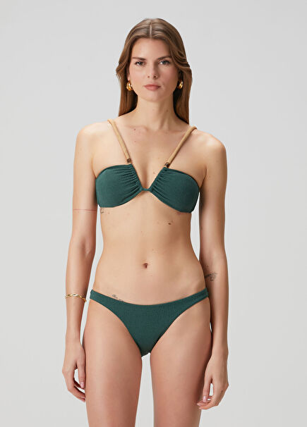 April Green Bikini Top