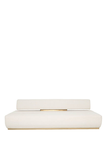 Carette Sofa with Metal Details