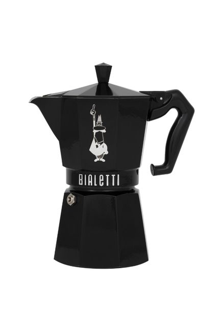 Express Exclusive Black Metal 3 Cup Moka Pot