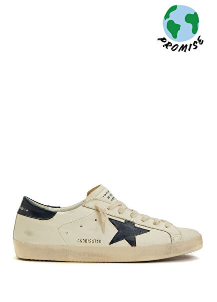 Super Star Bej Erkek Deri Sneaker