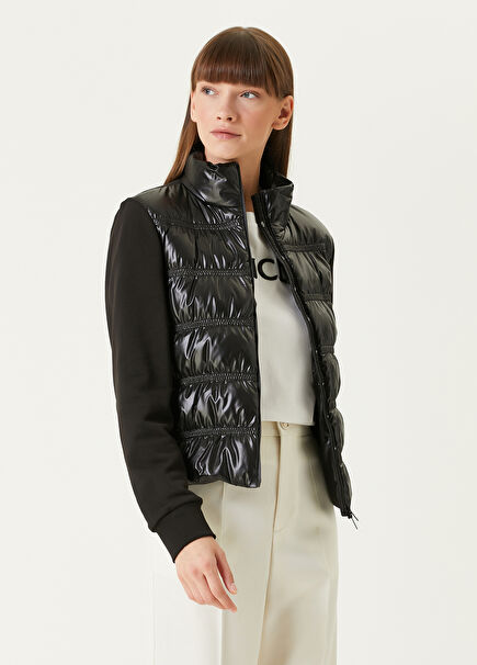 Black Logo Patched Jacket