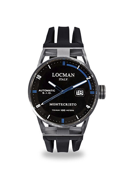 Montecristo Classic Siyah Silikon Erkek Kol Saati
