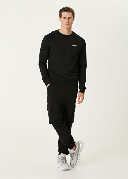 Black Logo Jogger Sweatpants