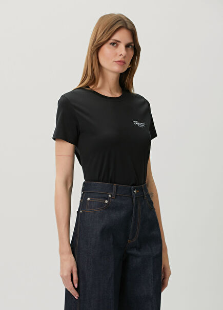 Siyah Logolu T-shirt
