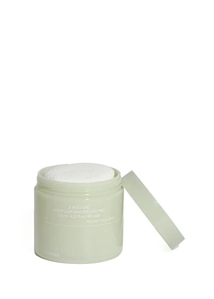 Ji Woo Gae Heartleaf BHA Exfoliating Pad Soothing Moisturizing Effect 60 Pack Face Pad