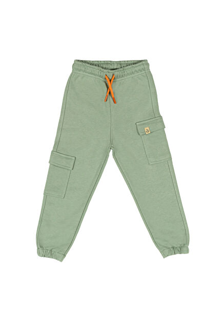 Mint Dreamy Smile Cargo Orange Cord Jogger Boy Tracksuit