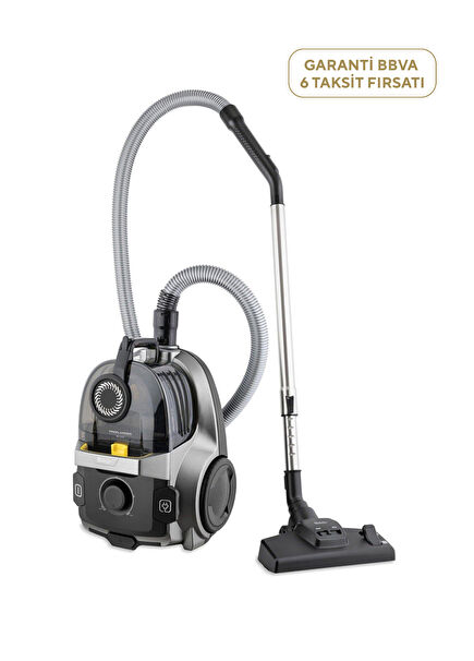 Freelander BL 6056 Silver Stone Yellow Bagless Vacuum Cleaner
