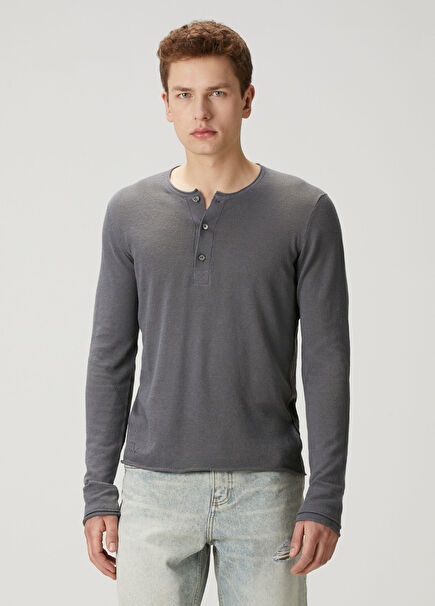 Veiss Gri Keten Kazak