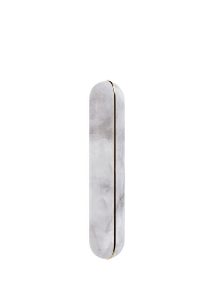 Bruges White Acrylic Short Led Sconce