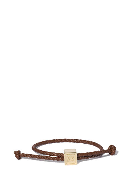 Brown Leather Women's Bracelet