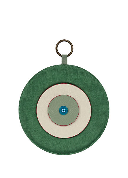 Signature Göz Kutnu Yeşil Cam Nazarlık