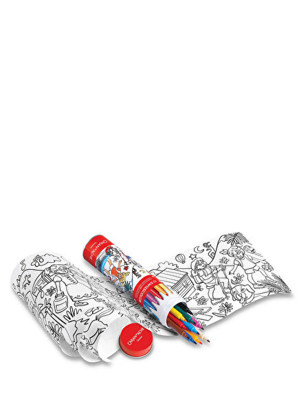 Swisscolor Tube 10 Fiber Pen and Poster Painting Kit