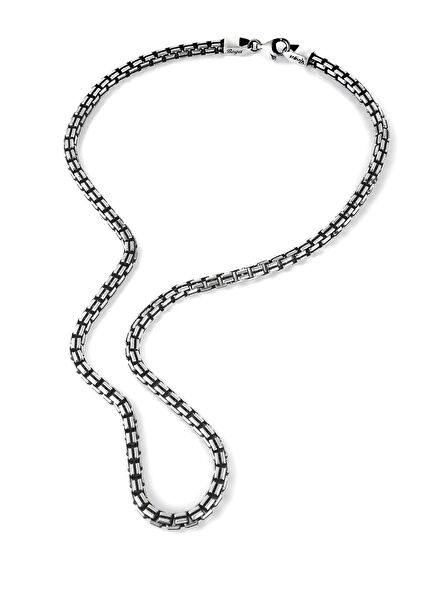 Italian Chain Large Men's Silver Necklace