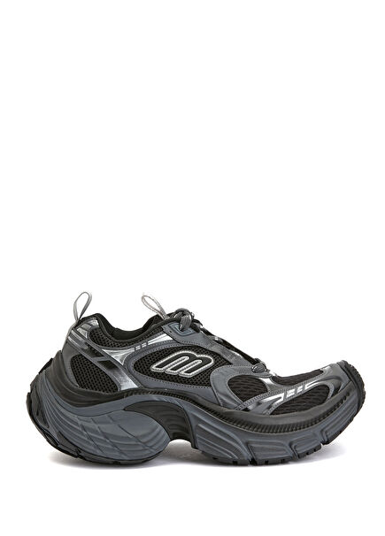 6XL Siyah Gri Erkek Sneaker