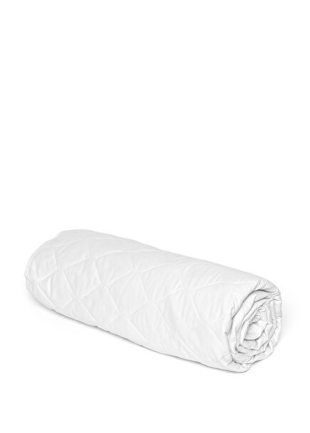 Areskutan Organic Cotton Fabric and Padded Fitted Mattress Protector 160x200 cm