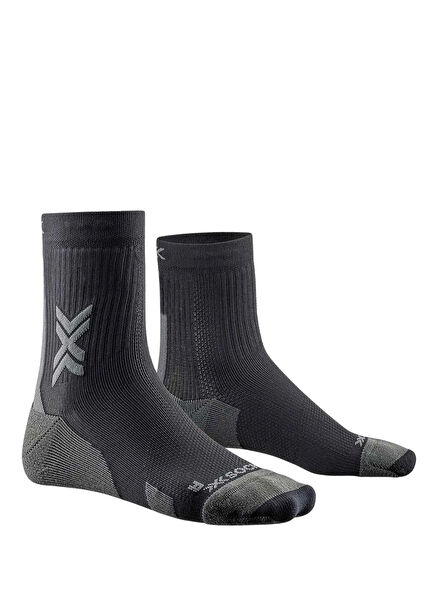 X-socks Run Discover Crew Black Unisex Running Socks