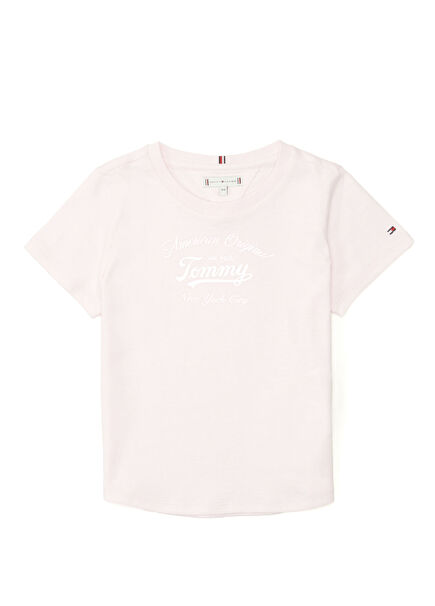 Script Pembe Kız Çocuk T-shirt