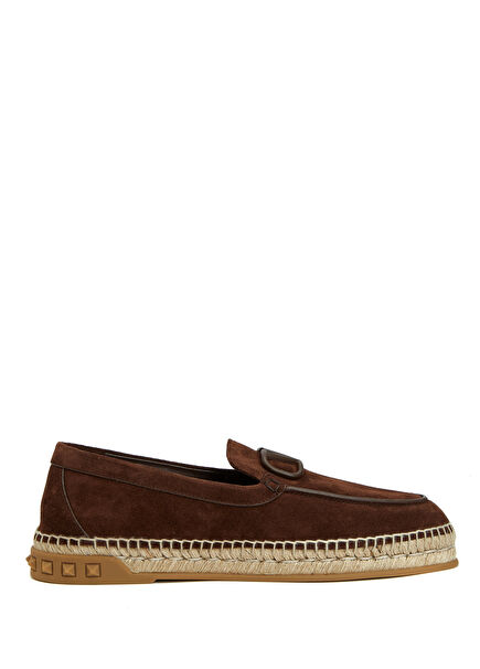 Kahverengi Erkek Süet Espadril