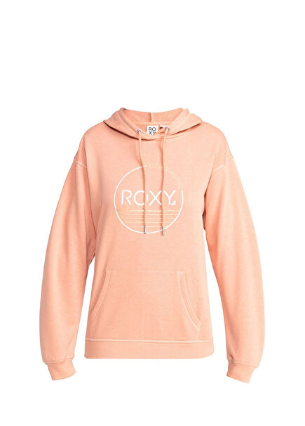 Surf Stoked Hoodie Terry Pembe Kapüşonlu Kadın Sweatshirt