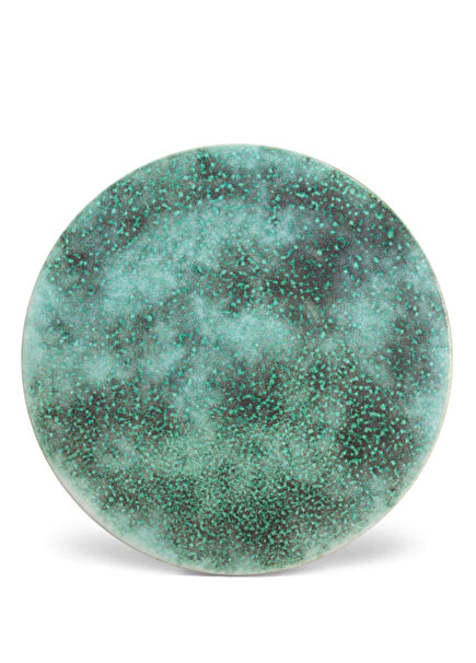 Terra Sea Foam Blue Round Cheese Platter