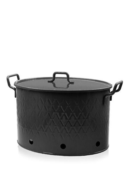 Prizma 2-Section Black Potato and Onion Storage Container