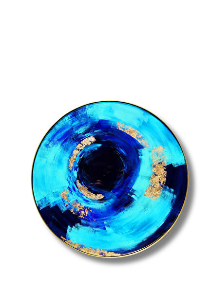 Turquoise Blue Wall Ornament