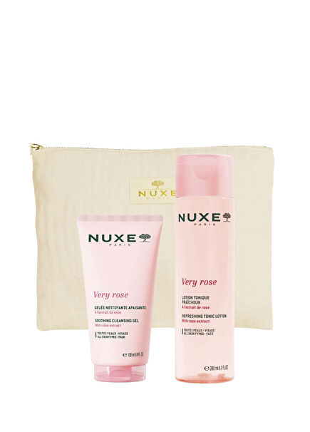 Very Rose Cleansing Gel 150 ml + Very Rose Refreshing Tonic Lotion 200 ml + Bag Sensitive Skin Care Set