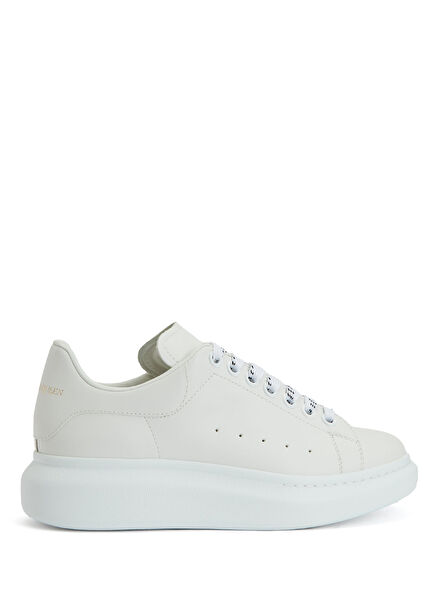 White Men's Leather Sneakers