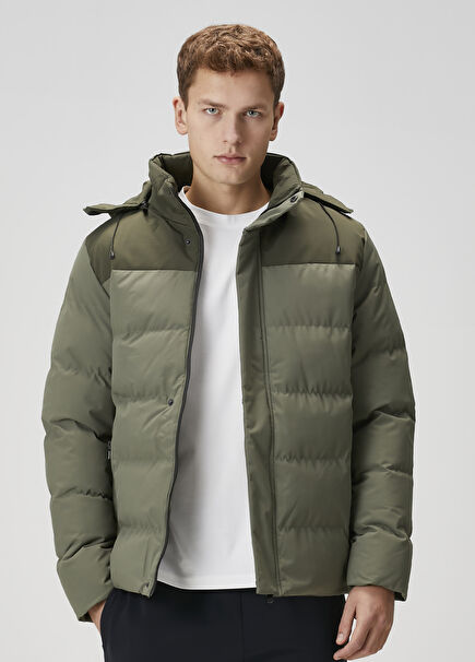 Green Hooded Coat