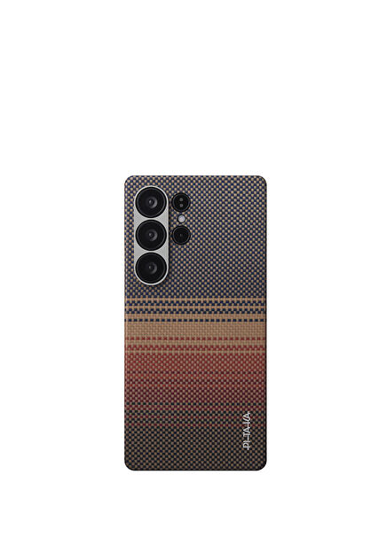 Tactile Woven Galaxy S25 Ultra MagSafe Uyumlu Aramid Fiber Telefon Kılıfı