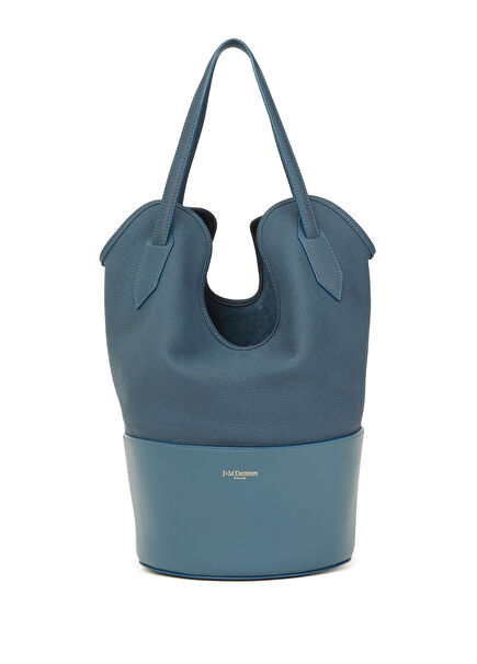 Ray Koyu Mavi Kadın Deri Çanta