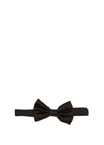 Black Silk Bow Tie