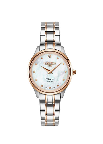 601857-49-89-20 Grey Rose Gold Steel Ladies' Watch