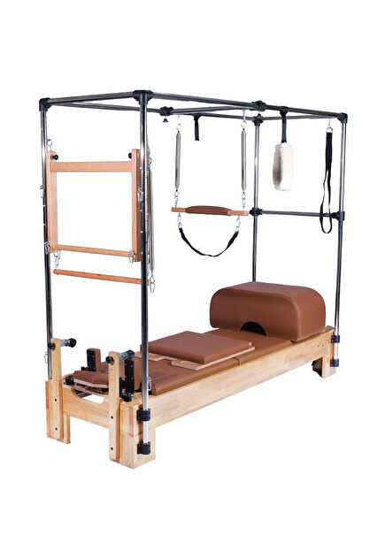 Combo Cadillac Tan Reformer Plus Pilates Machine