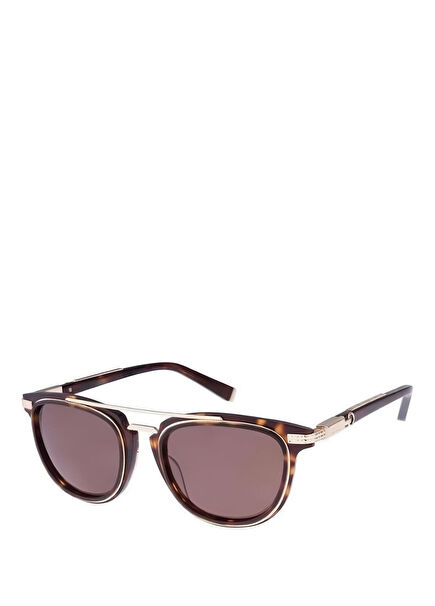 65019 - 06 Kahve Havana Asetat Erkek Güneş Gözlüğü