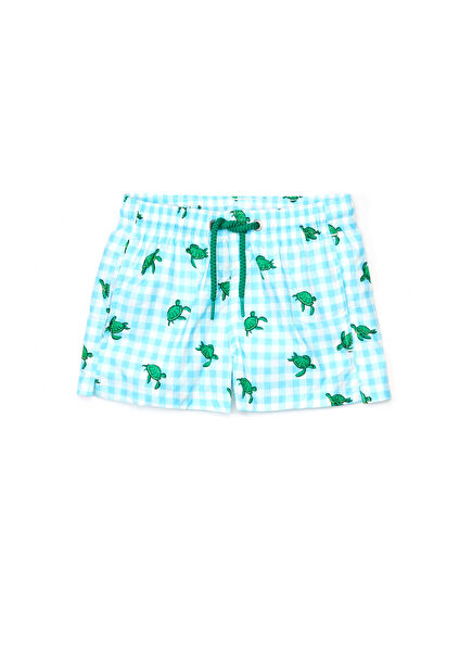Comfort Light Green Blue Boys Swimsuit