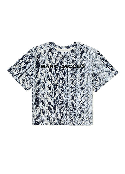 Lacivert Logo Detaylı Erkek Çocuk T-shirt