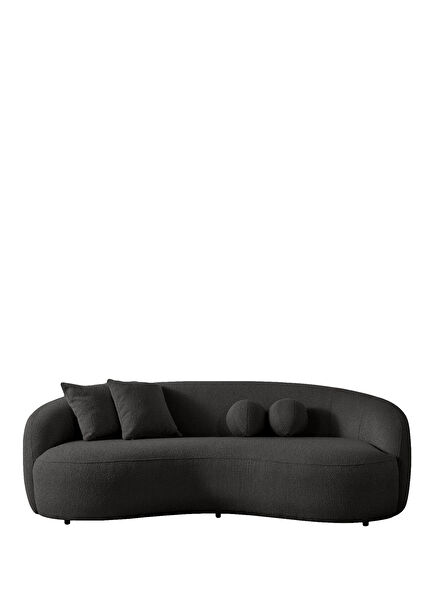 Gorki Antrasit Üçlü Teddy Kanepe